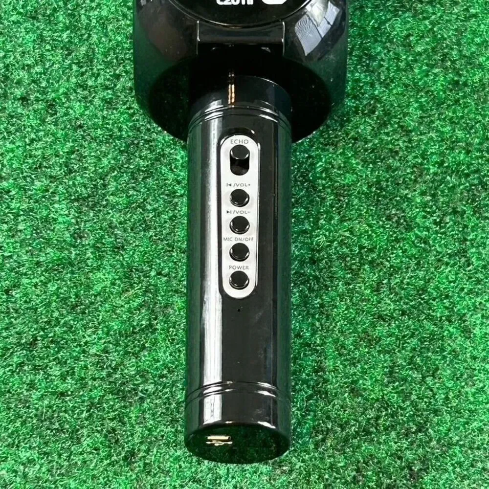 Tzumi Rock Solo Bluetooth Karaoke Microphone Black & Silver‎ Only Mic